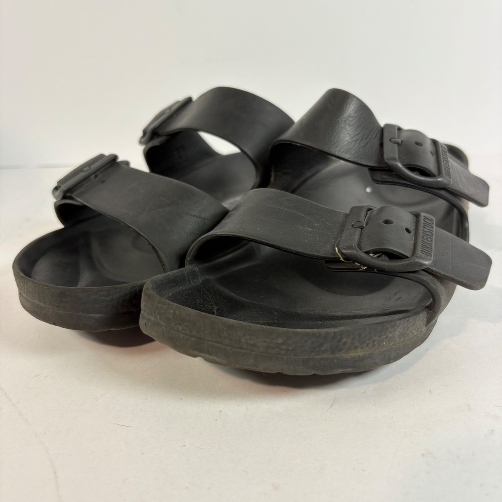 Birkenstock Arizona Black Sandals‎ Size 38 US 7 Casual Comfort Slides